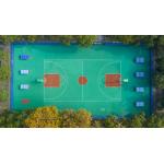 Tennis Court Acrylic Synthetic Flooring High Rebound 5mm Thickness for sale