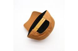 China 5 Panel Constructured Baseball Cap with Adjustable Strap and Reinforced Seams supplier