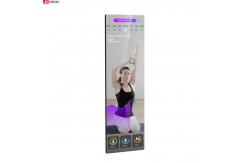China Intelligent Software Digital Body Fitness Mirror Magic Touch Screen supplier