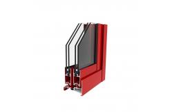 China ISO14001 Red Powder Coated Aluminium Extrusions For Decoration Section supplier