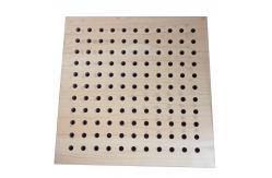 China Moisture proof Convention Hall Perforated Wood Acoustic Panels Noise Reduce Board supplier