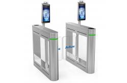 China Linux Face Recognition Turnstile Card Reader Turnstile With Body Temperature Detection supplier