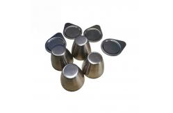 China ISO 50ml Pure Nickel Crucible Alkali Resistance With Lid supplier
