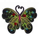 Creative Design Animal Flowers Clothing Embroidered Patches Custom Logo Iron On/Sew On for sale