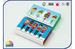 China 350g C1S Macaron Drawer Paper Box Cartoon Printing Sliding Gift Box supplier