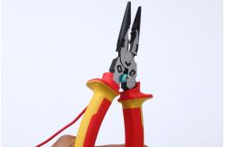 China C1055 60CrV Thin Long Nose Pliers 7in1 High Leverage Combination Pliers supplier