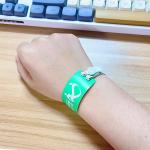 Promotional Custom Personalized Popular Water Proof Plastic Disposable Kids Wristband for sale