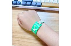 China Promotional Custom Personalized Popular Water Proof Plastic Disposable Kids Wristband supplier