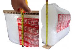 China Durable 12x72 Inch Protective Packaging Air Bubble Cushioning Wrap Roll supplier