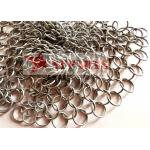 Weld Type Stainless Steel Metal Ring Mesh For Decorativing Building Facades for sale