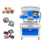 Fully Automatic pvc silicone drip mold machine for make shoe sole slipper phone case key chain glue dispenser for sale