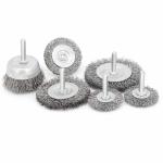 Steel Wire 1.5in Wire Wheel Cup Brush For Drill 1/4In Round Shank for sale