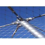 Stainless Steel Zoo Wire Mesh , Knitted Animal Enclosure Mesh Fence for sale