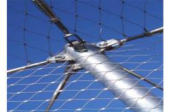 China Stainless Steel Zoo Wire Mesh , Knitted Animal Enclosure Mesh Fence supplier