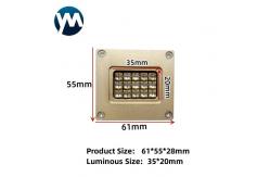 China 150w Led Curing Lamp 385nm 395nm 405nm Water Cooling System supplier