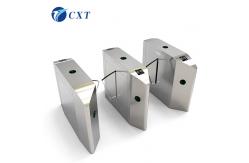 China Fully Automatic Intelligent Flap Barrier Turnstile Gate Security Access Gates 140J supplier