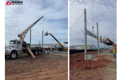 China Custom Steel Prefabricated Building Structure Lightweight Metal Frame Building Construction supplier