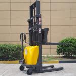 1000kg 2.5m 3m Battery Operated Pallet Stacker 1 Ton Electric Forklift Stacker for sale