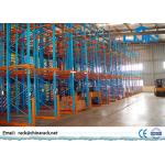 Warehouse Storage Drive In Pallet Racking System , Industrial Flow Through Racking