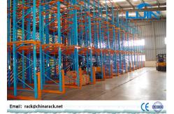 China Warehouse Storage Drive In Pallet Racking System , Industrial Flow Through Racking supplier