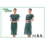 CE Standard hospital use disposable non-woven patient gown without sleeves for sale