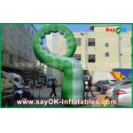 Green Oxford Cloth Inflatable Cartoon Characters /  Inflatable Caterpillar for sale
