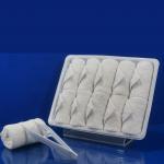 100% Cotton 15g Single Use Airline Towel 10pcs In Tray for sale