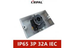 China KRIPAL IP65 Electrical Rotary Switches 4 Pole 40A Waterproof IEC Standard supplier