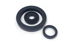 China Customized Silicone Rubber Ring, Black Circular Rubber Gasket supplier