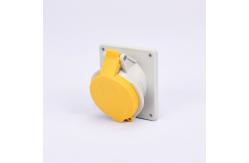 China 3P 16A 220V Electrical Panel Mounted Socket Single Phase Waterproof supplier