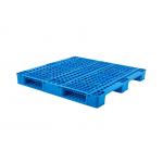 Injection Molding Industrial Plastic Pallet Three Runners Grid Surface Hdpe Pallets for sale