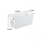 Plastic  box sundries storage basket useful bin with label for sale