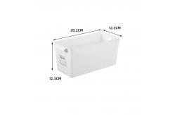 China Plastic  box sundries storage basket useful bin with label supplier