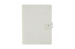 China Custom Book Protective Cover A5 Linen Sublimation Notebook Book Cover Blank supplier