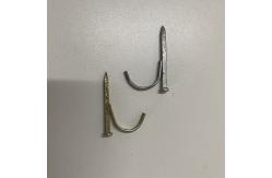 China Threading Pipe Clamp Hook Nail Rust Prevention Bending Process supplier