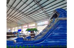 China Playground Jumping Bouncer Inflatable Water Slide With Pool supplier