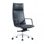 Modern Black Leather Office Chair Boss Swivel Computer Office Leather Furniture Chair for sale