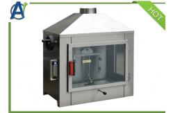 China ISO 11925-2 Single Flame Source Tester with Stainless Steel Chamber supplier
