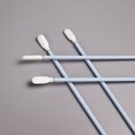 Double Layer Polyester Tipped Swabs Industrial Disposable Cleanroom Cotton Buds For Electronics