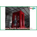 Red 0.44mmPVC Inflatable Money Machine For Rental Business for sale
