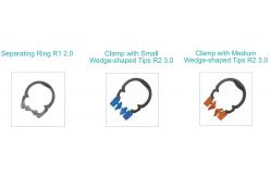 China Dental Sectional Matrix System A2 Bands Clamp Ring Resin Holder Clip Ring supplier