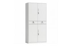 China Full Height 2 Tiers Metal Storage Cabinet With Two Drawers supplier