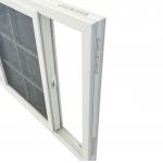 China Friction Hinge UPVC Sliding Window And Door Standard Notch Design With Float Glass factory