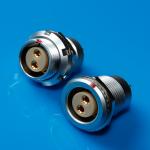 EGG 2 Pin PCB Contact Female Socket Connector 100% Compatible With Lemo for sale