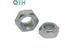 China Hexagon Head Thin Nylon Lock Nuts Fine Thread Of Hot Forging DIN985 supplier