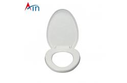 China Modern Slow Down Close Sanitary Toilet Seat Covers , Auto Elongated Lid Cover supplier