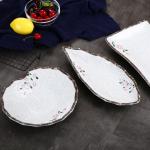 Rectangular Melamine Dinner Plates Withstand Temperature -20C 120C for BBQ Occasion for sale