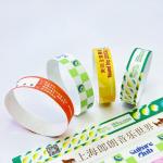 Waterproof and Bar Coding Tyvek Paper Event Wristbands Easy Identification for Smooth Check-in for sale