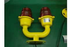 China Flash Double Warning LED Aviation Obstruction Light FAA L810 Low Intensity supplier