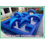 Amusement Park Inflatable Playground 750w Blower 0.5mm PVC Eco-friendly for sale